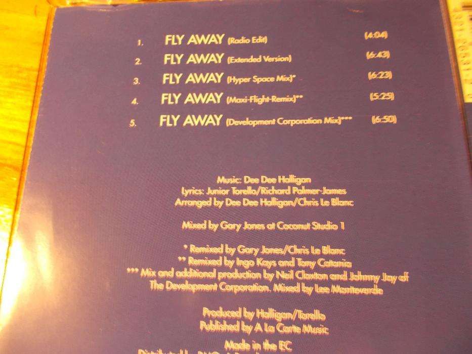 Haddaway cd single Fly Away