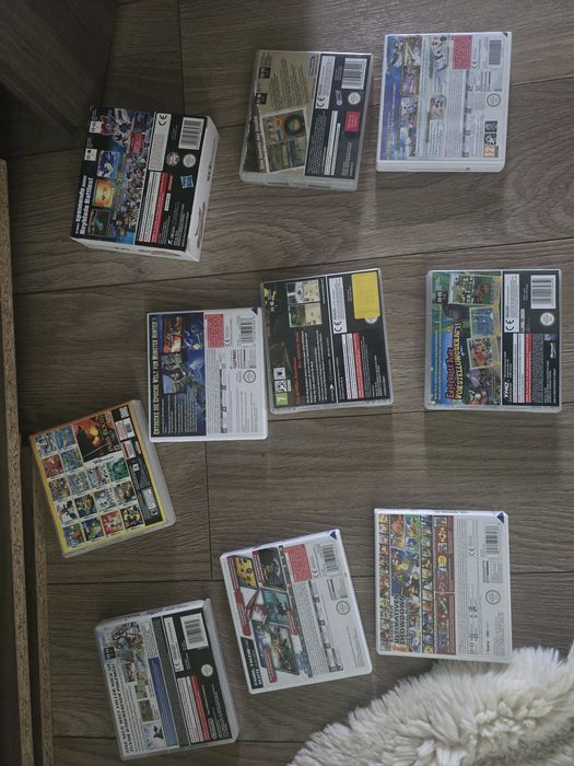 Pudełka Nintendo ds 3ds same pudełka