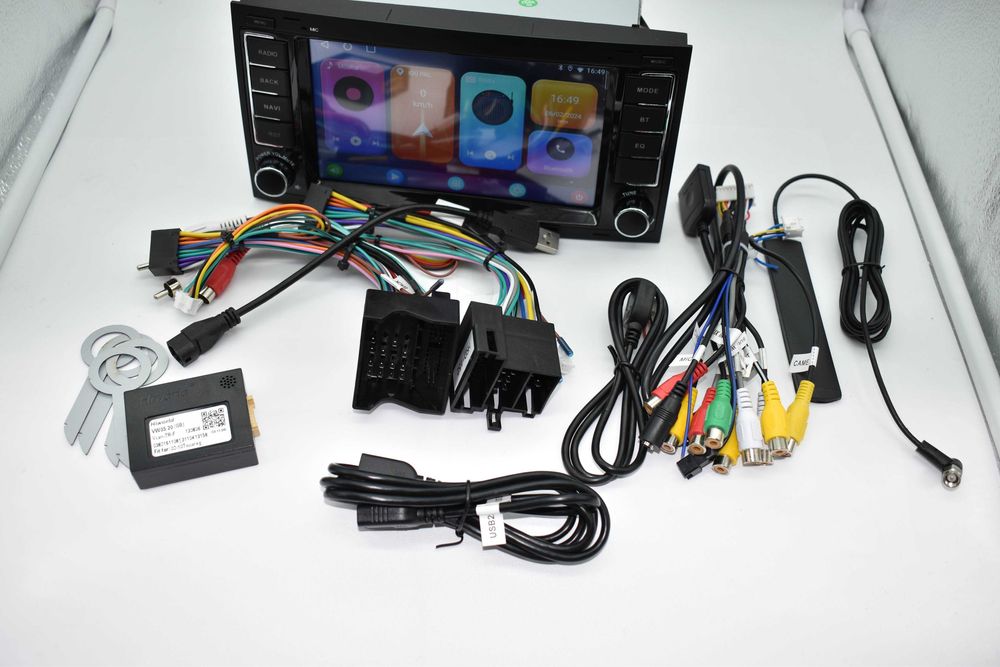 Auto rádio 2 DIN Android - Volkswagen VW Transporter e Touareg