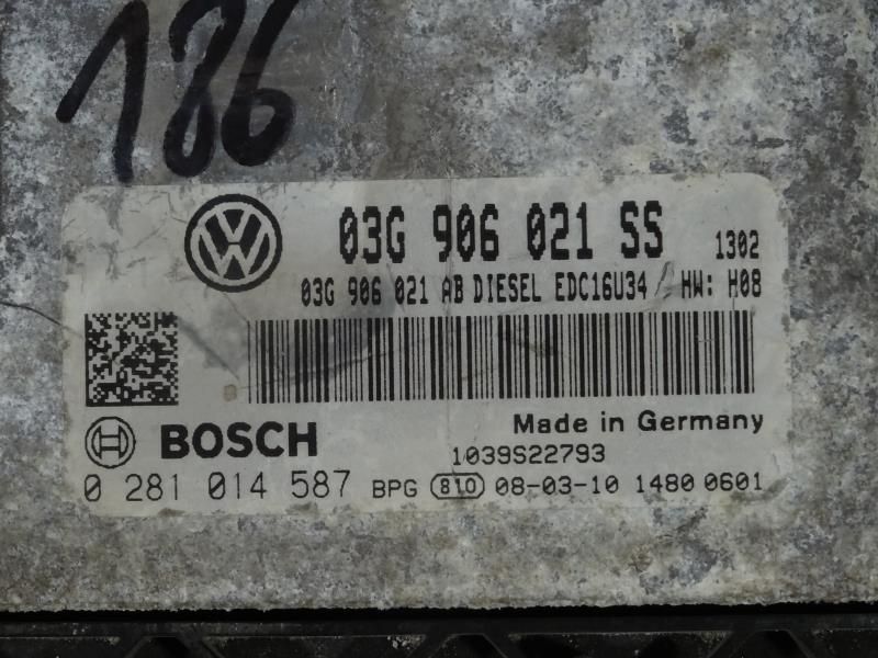 Centralina motor / ECU SKODA Octavia II Hatchback (1Z3)