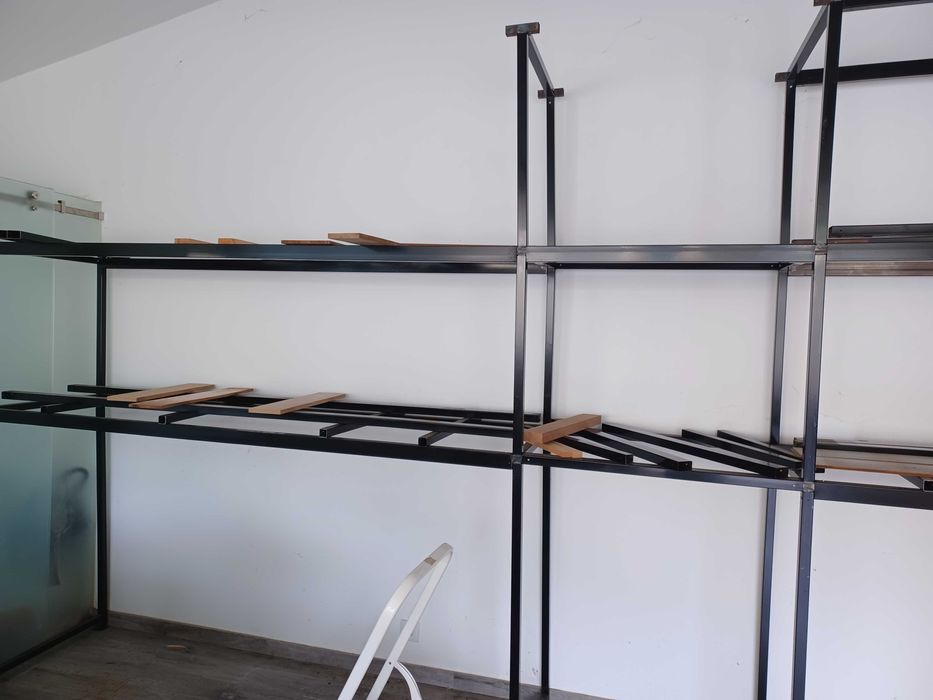 Estrutura metalicas por modulos de encaixe 5 m x 2,5 m de altura