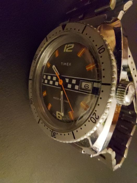 Relógio Timex rally racing de 1970