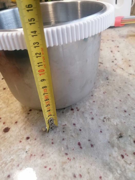 Taça em inox para batedeira HAEGER