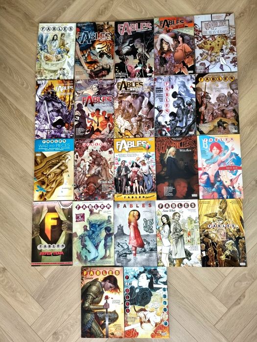 Komplet 22 komiksów Fables po angielsku - legendarne wydawnictwo Vertigo - Classic Vertigo Logo