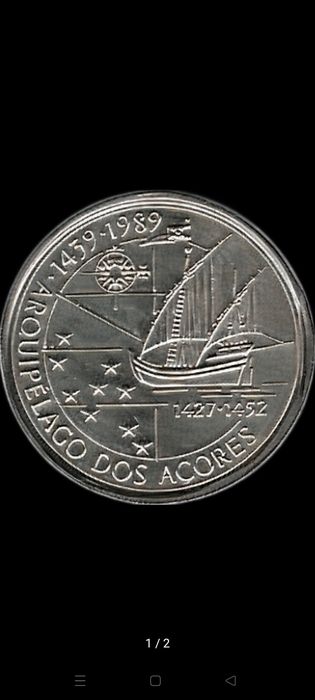 Moeda 100 Escudos, II Série Descobrimentos - À Conquista do Atlântico