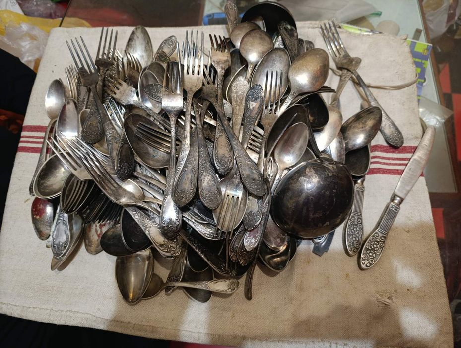 Продам мельхиоровые вилки, ложки