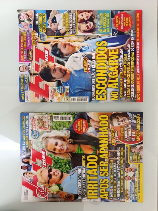 Revistas TV Guia, TV 7 Dias e CM tv