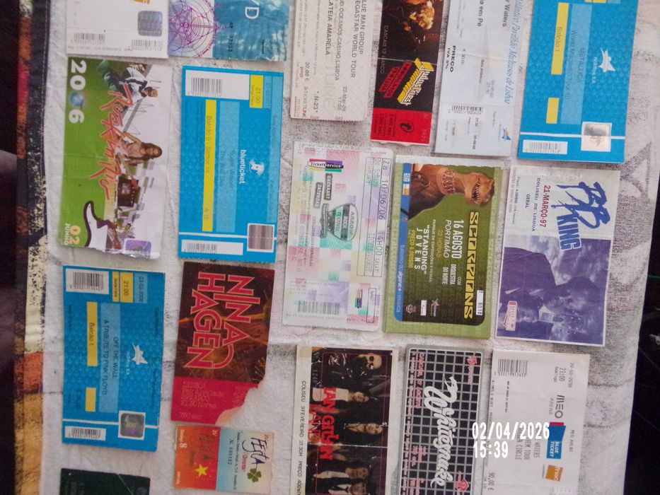 Coleção de bilhetes de espetáculos - 33 - 600€