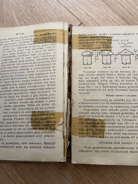 Ja Mechanik - podręcznik dla inżynierów - 1927 r do renowacji