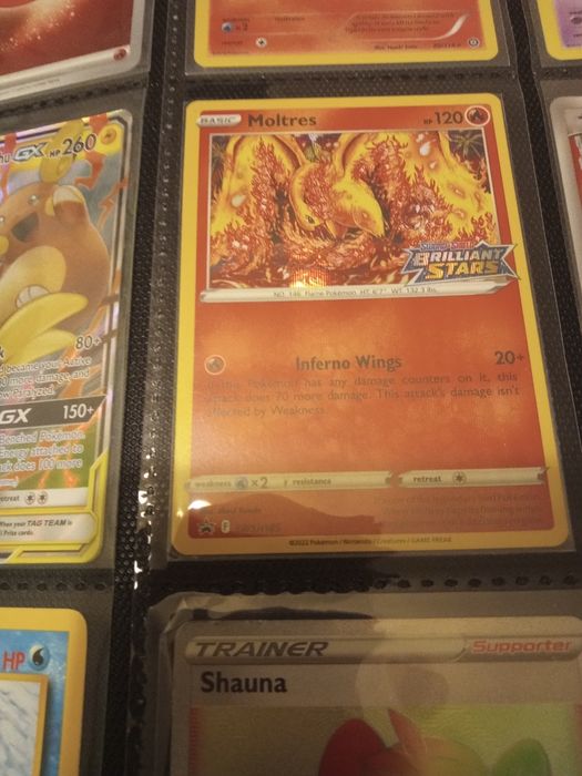 Moltres Brilliant Stars Stamped SWSH 185