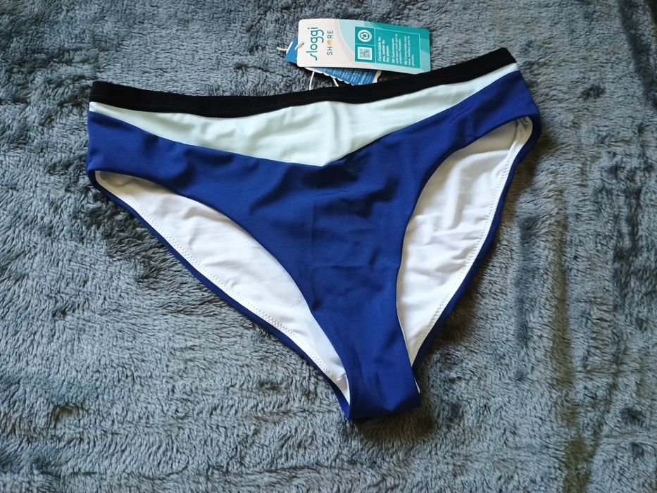 Dół od bikini Granatowe highleg Sloggi