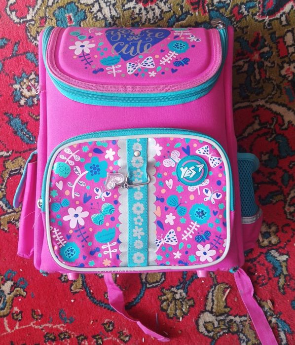 Рюкзак шкільний каркасний для дівчаток