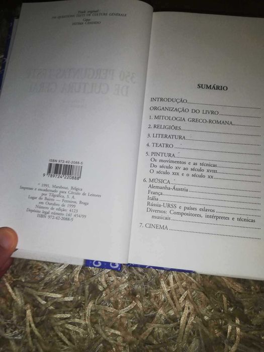 Livro cultura geral (perguntas)
