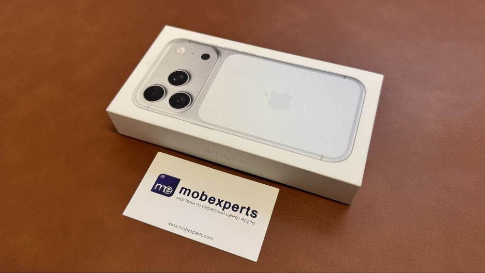 USED Apple iPhone 17 Pro Max Silver 256GB monobank a•bank ПУМБ