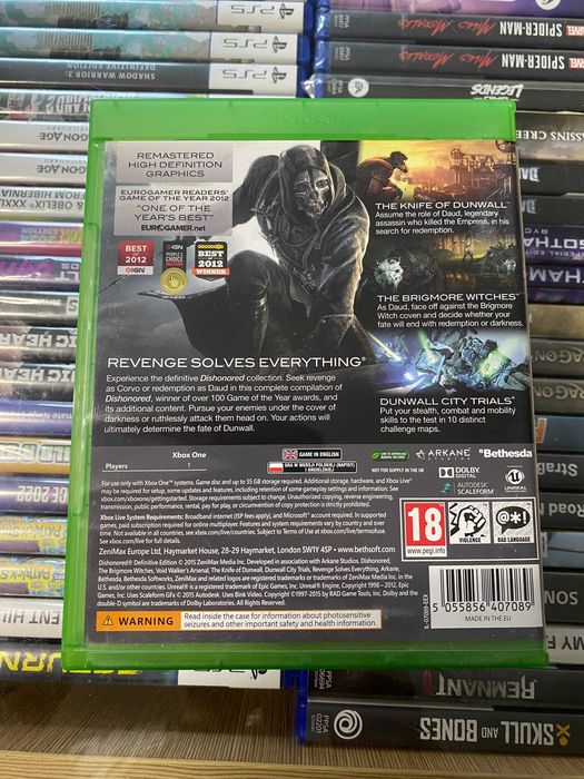 Dishonored: Definitive Edition [XBOX ONE] PL