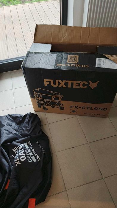 FUXTEC CTL-950 – wózek transportowy / spacerowy, brąz aluminiowy