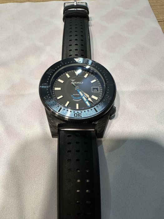 Squale Forged Carbon (Blue)