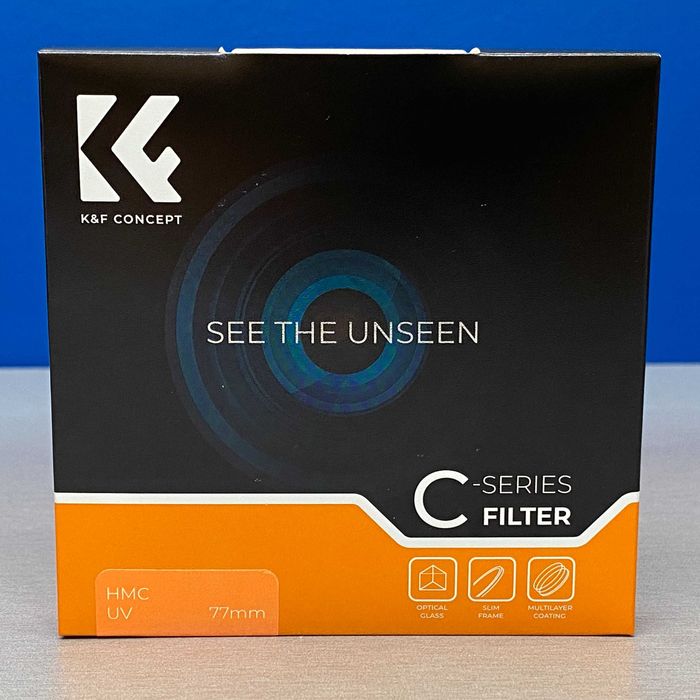 K&F Concept UV Slim 77mm (Filtro UV) - SELADO