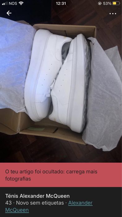 Sapatilhas Alexander McQueen