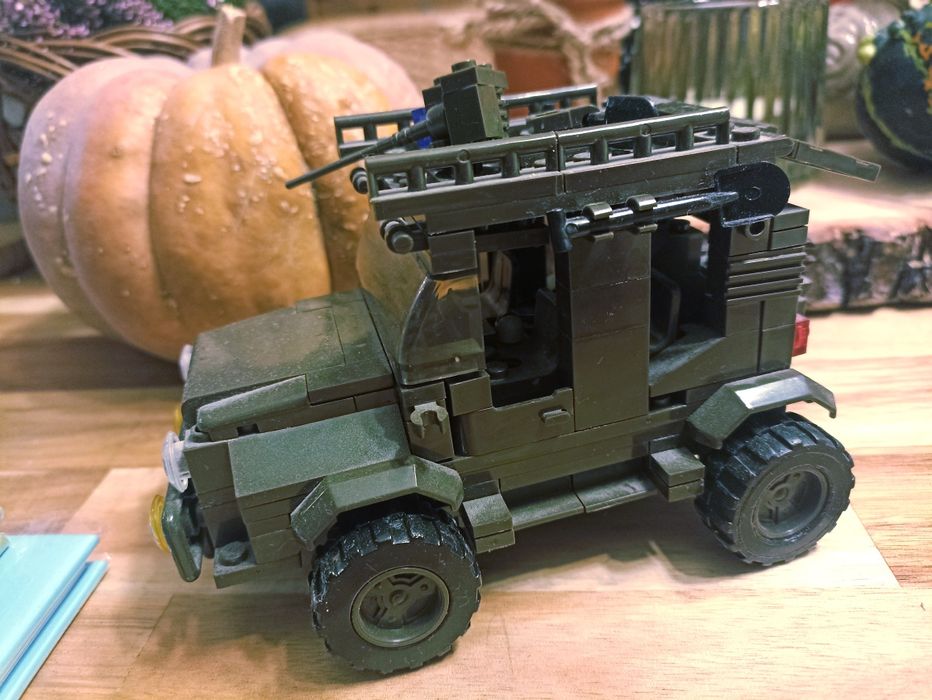 Cobi armia pojazd jeep wojskowy klocki