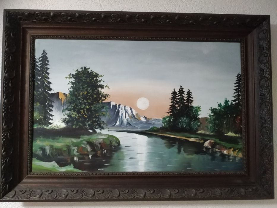 Obraz w drewnianej ramie