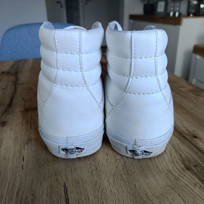 Trampki Vans wysokie biele 46