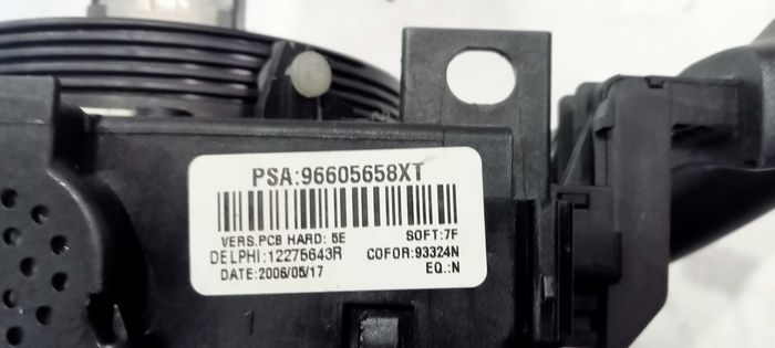 Comutador luzes e pisca fita airbag PEUGEOT 206