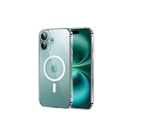 NOWE Etui Magnetyczne Do Telefonu iPhone 16 Plecki Przeźroczyste