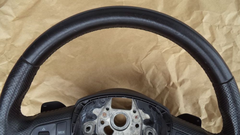 volante Audi A3/A4/A6 ano 2005a2010 comandos+patilhas em bom estado