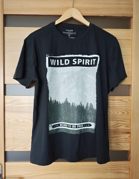 Koszulka t-shirt męski Flipper XL sild spirit nadruk grafika