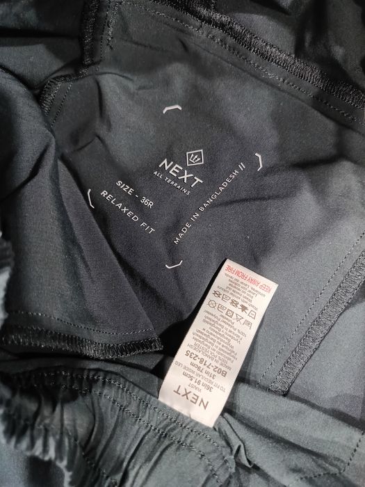 Spodnie męskie Next bojówki roz. w36 XL luźne codzienne cargo
