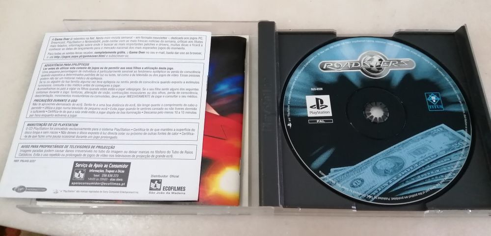 Jogo ps 1 Roadsters