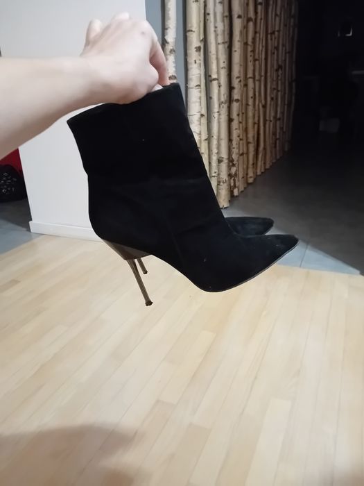 Botki damskie eleganckie modne stylowe 39