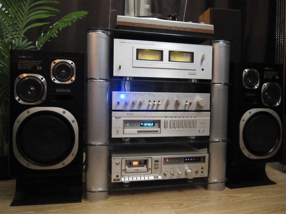 ТОПОВА Стереосистема HITACHI Mega Sound *ІДЕАЛЬНИЙ стан / СУПЕР звук