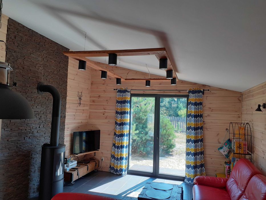 Dom letniskowy w lesie  nad Wkrą, 60km od W-wy.