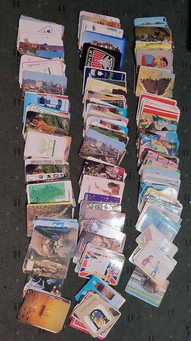 Lote 1200 Calendários Colecionáveis Diversos