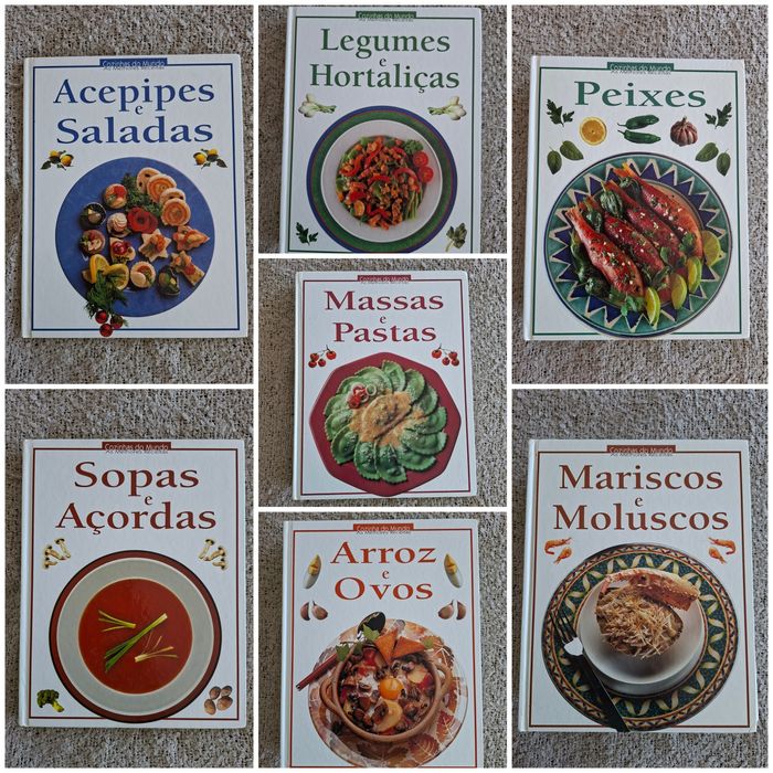 Coleção de Livros Cozinhas do Mundo - As Melhores Receitas JN