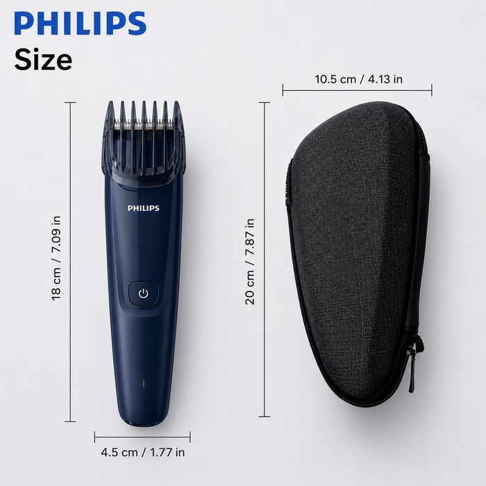 Машинка для стрижки волос PHILIPS( Series 3000). Модель HC3688/15 В комплекте с фирменным футляром  Philips.
