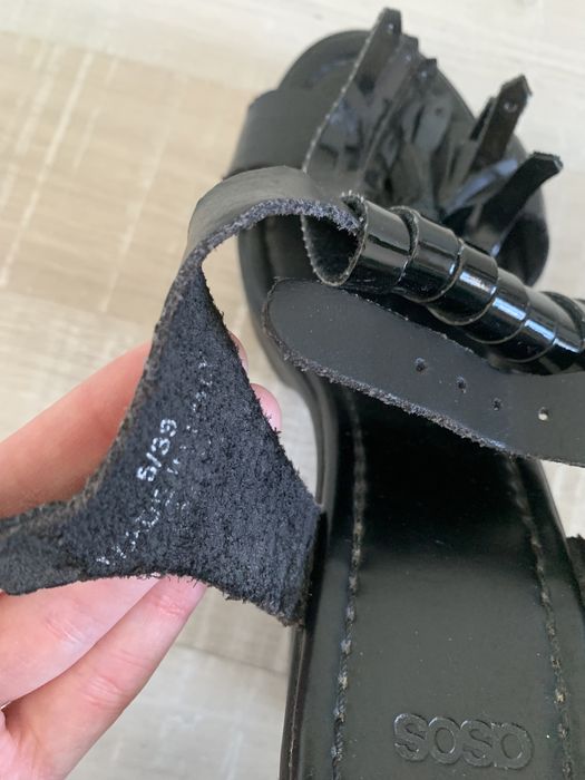 Босоніжки ASOS шкіра