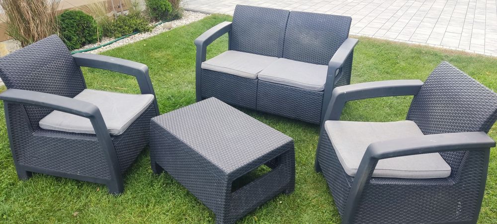 Zestaw Mebli Ogrodowych  CORFU  Grafit