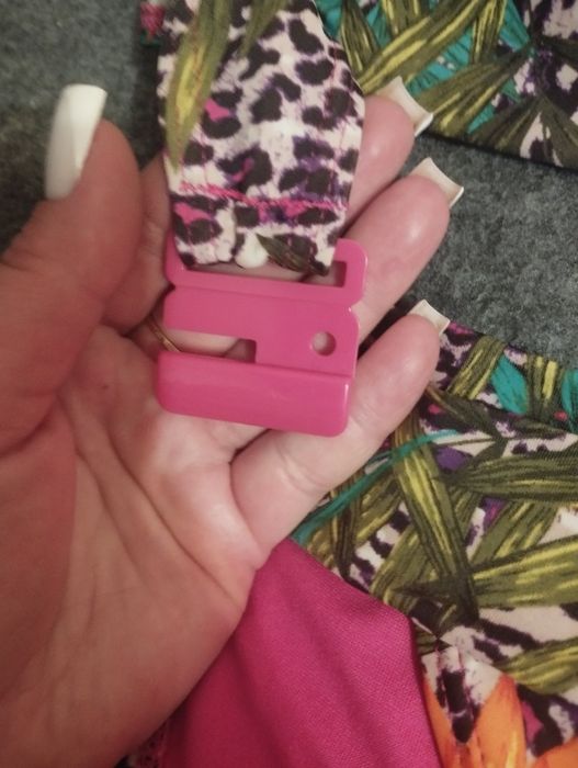 Суперовый раздельный купальник монокини  в орнамент Ocean Clu