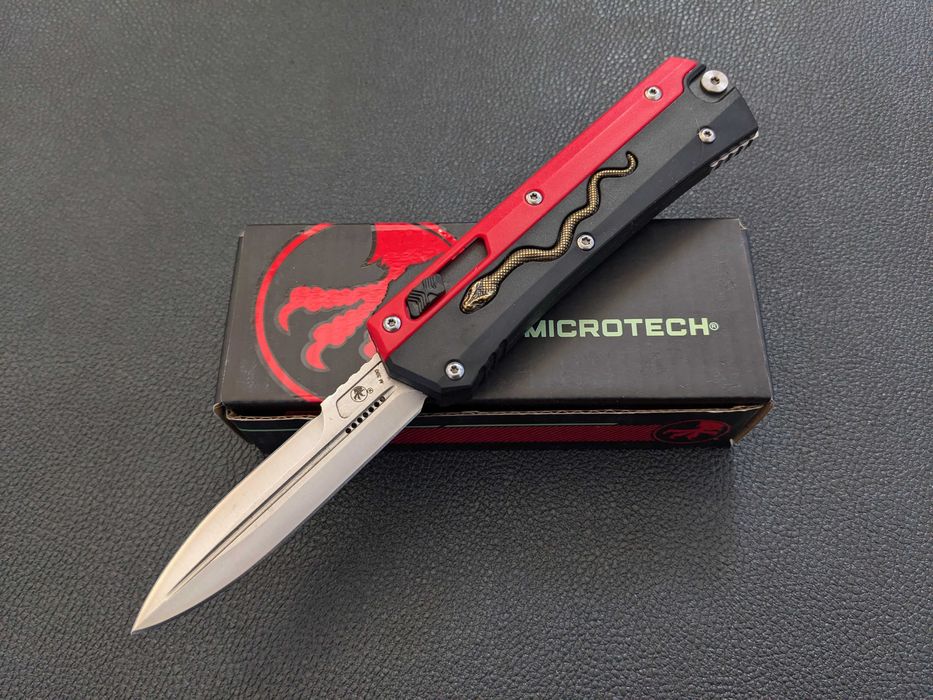 Ніж Microtech Glykon Dagger. фронтальний викидний ніж