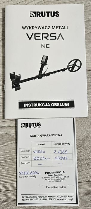 Wykrywacz RUTUS VERSA