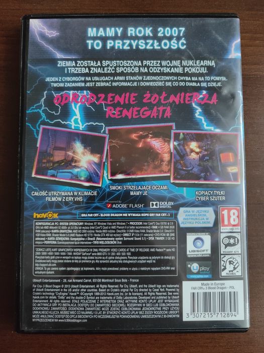 Gra FARCRY 3 Blood Dragon pc pl