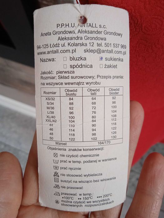 Sukienka Antall, letnia, wizytowa, krótka