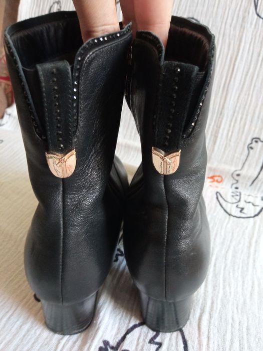 Mea Balan напівчоботи шкіра ботинки кожа