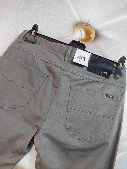 Nowe materiałowe spodnie damskie Zara rozm M