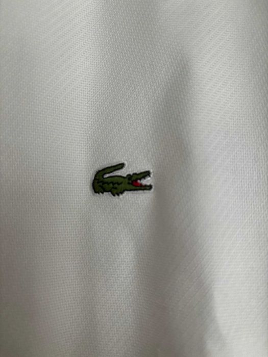 Сорочка чоловіча біла Lacoste Slim Fit розмір XL
