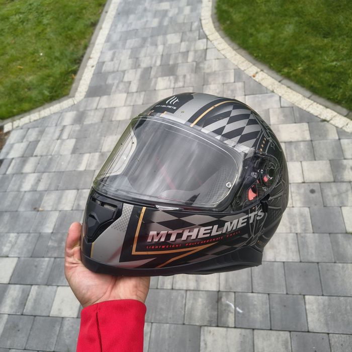 Kask motocyklowy rozmiar S  mthelments