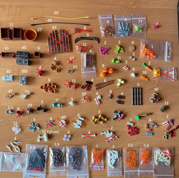 Lego Castle фігурки та аксесуари, тематика замків